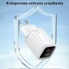 USAMS Ładowarka sieciowa 1xUSB-C+1xUSB T46 33W(only head) PD3.0 +QC3.0 Fast Charging czarny/black CC152TC01 (US-CC152)